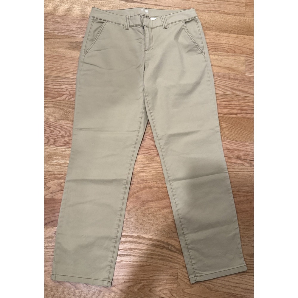 a.n.a. Khaki Chino Crop Pants - Women's Size 6